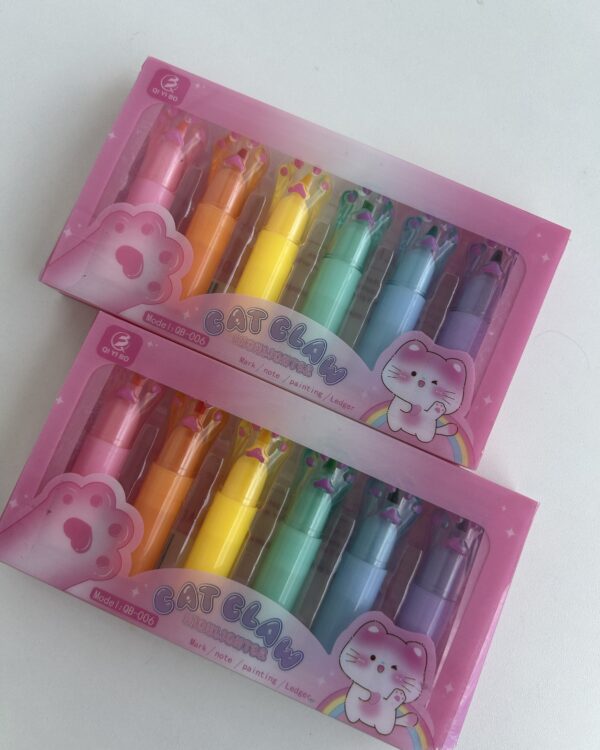 Kit Marca texto patinha Color (6und)