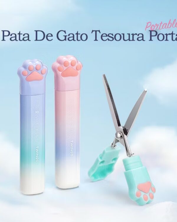 Tesoura de patinha color