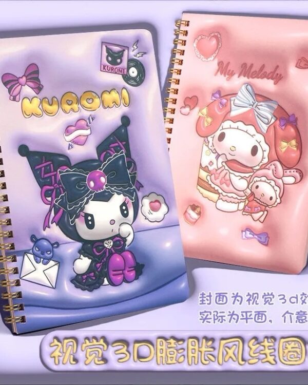 Caderno notas sanrio aspiral