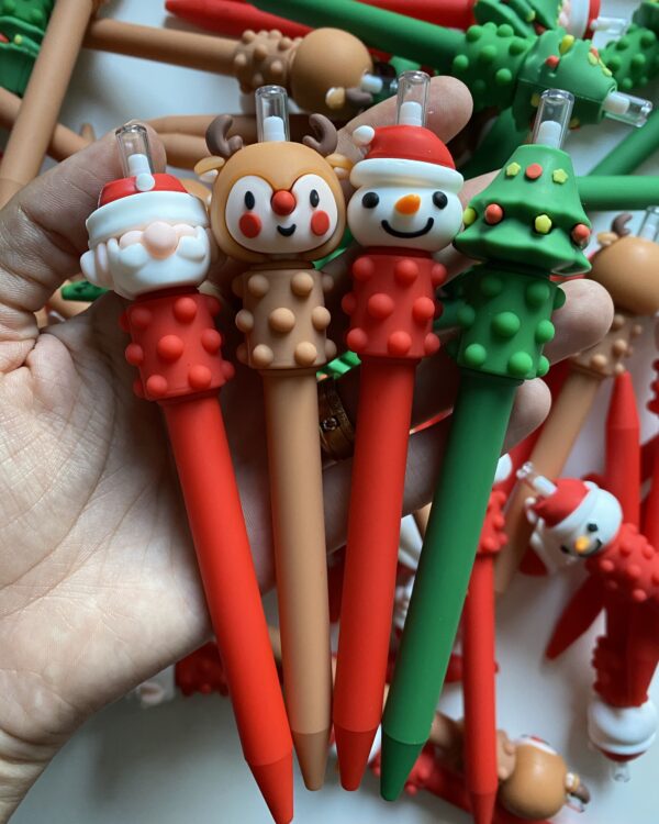 Caneta massagem anti stress natal
