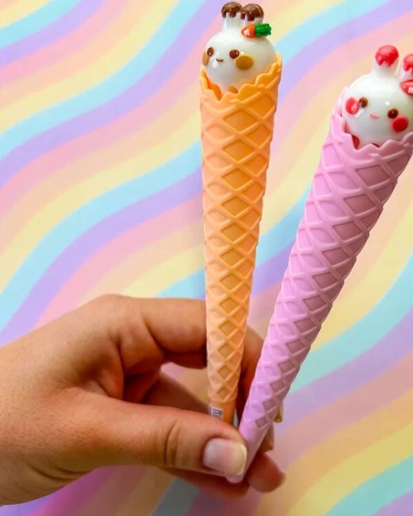 Caneta casquinha coelhinho