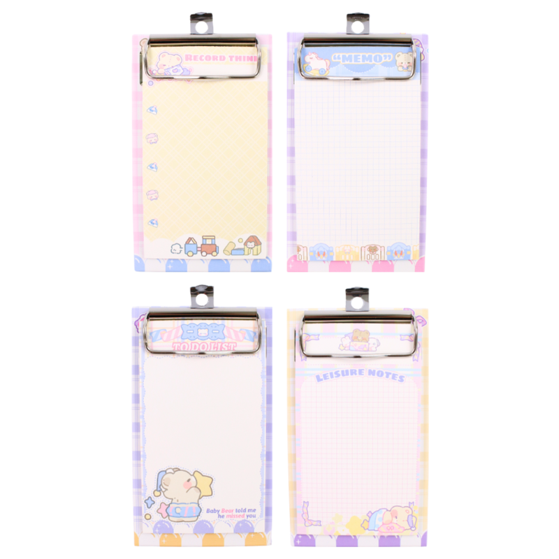 Mini Prancheta com Bloco de Notas 80x138mm