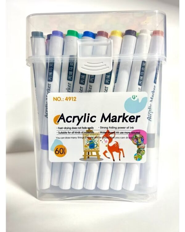 Caneta acrylic market 12/24/60 cores