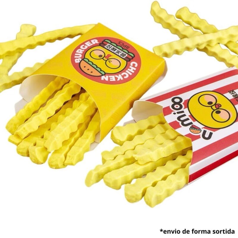 Kit borracha batatinha frita Fast food (8 und) - Imagem 2