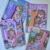 Mini caderno adesivos A6 menininhas - Image 2