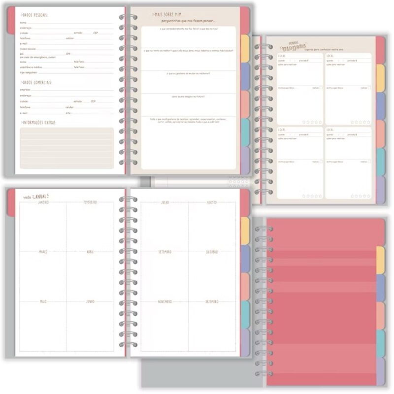 Agenda Planner Permanente M Fina Ideia - Image 4