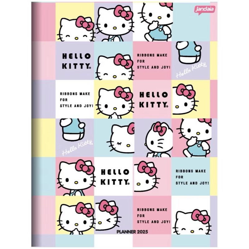 Agenda Planner Mensal Hello Kitty