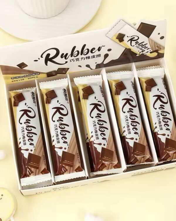 Borracha pacote de chocolate ao leite (und)