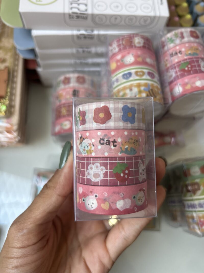 Washi tape pets 4pcs - Image 3