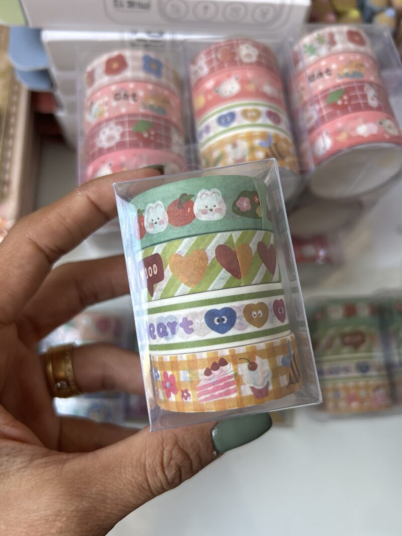 Washi tape pets 4pcs - Image 5