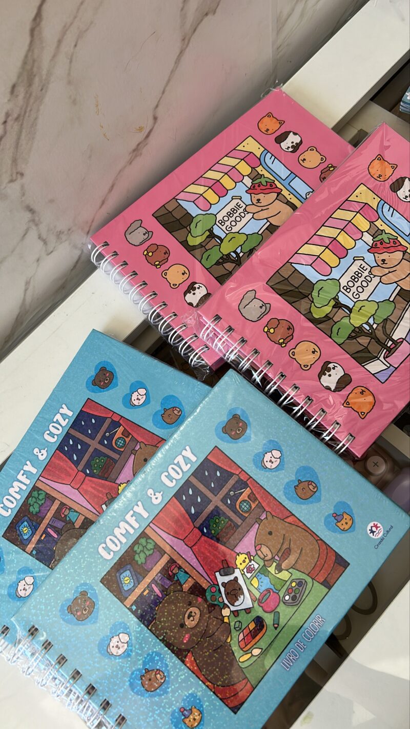 Livro de colorir  Comfy & Cozy ciranda Criativa - Imagem 4