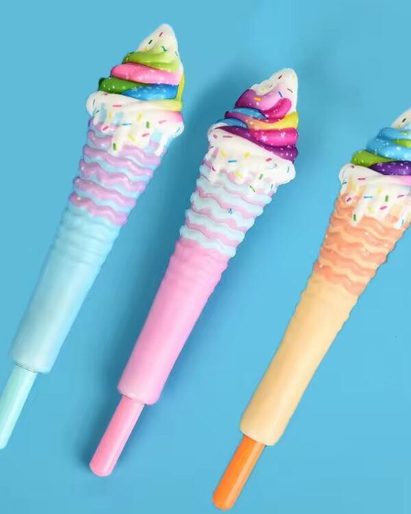 Caneta Squish Sorvete anti stress