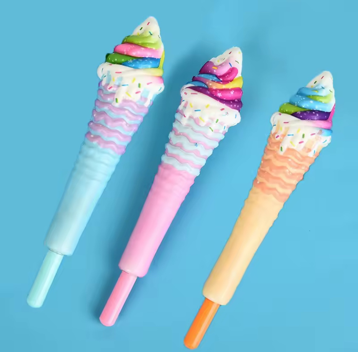 Caneta Squish Sorvete anti stress