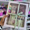 Box Doce- marrom com verde  (8 itens)