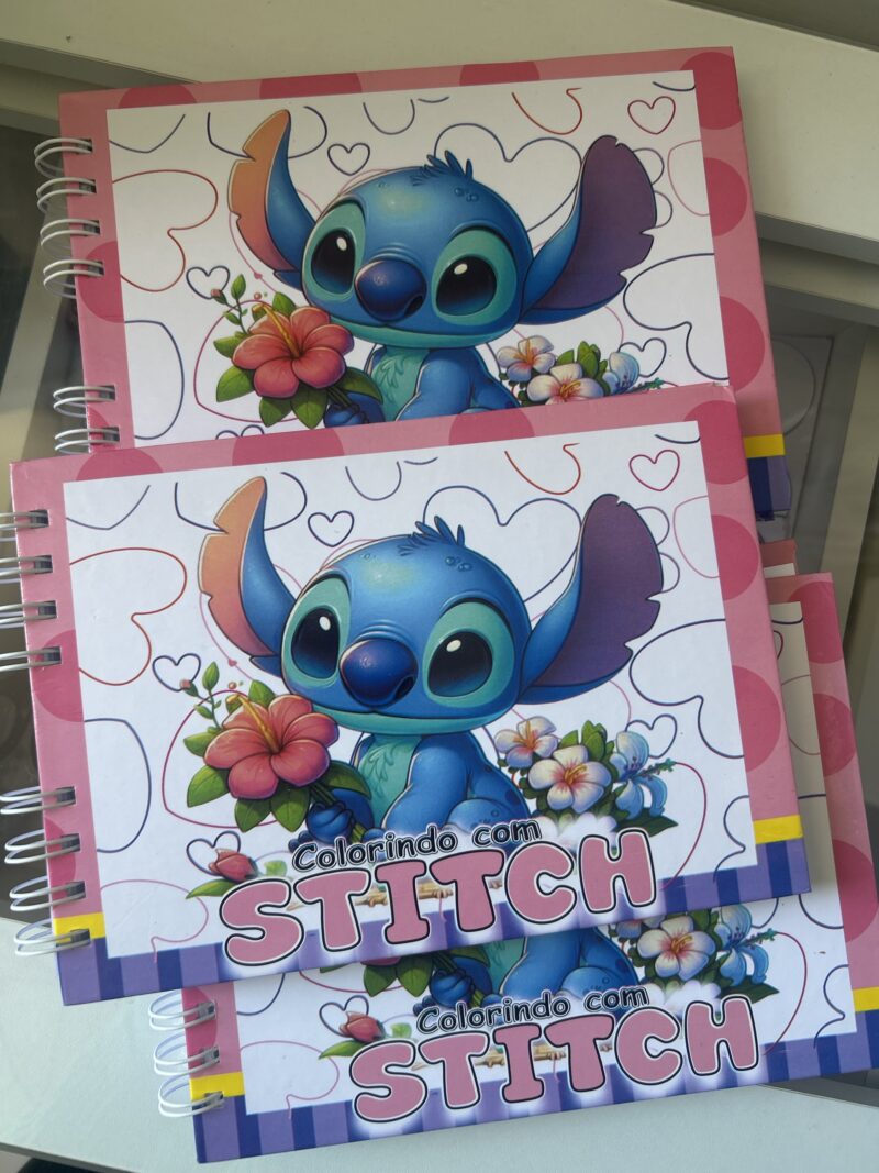 Livro de colorir Stitch