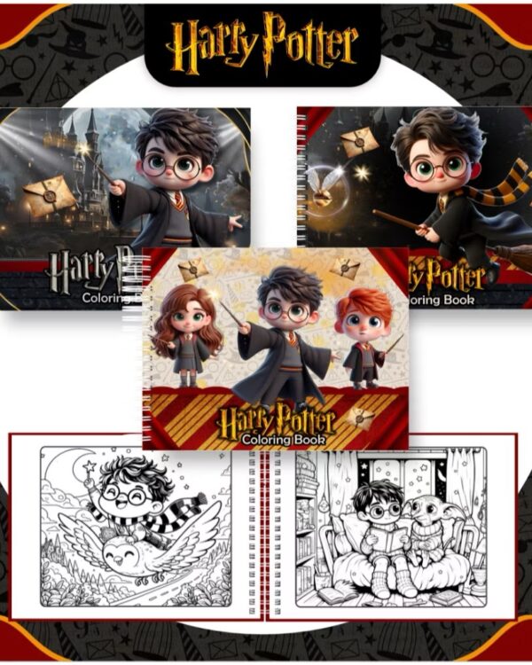 Livro de colorir Harry Potter