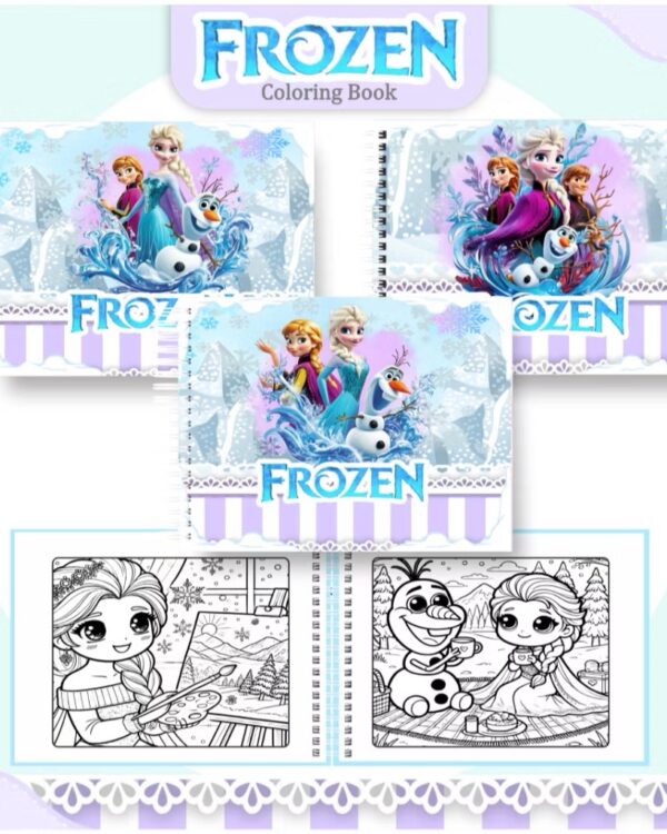 Livro de colorir Frozen