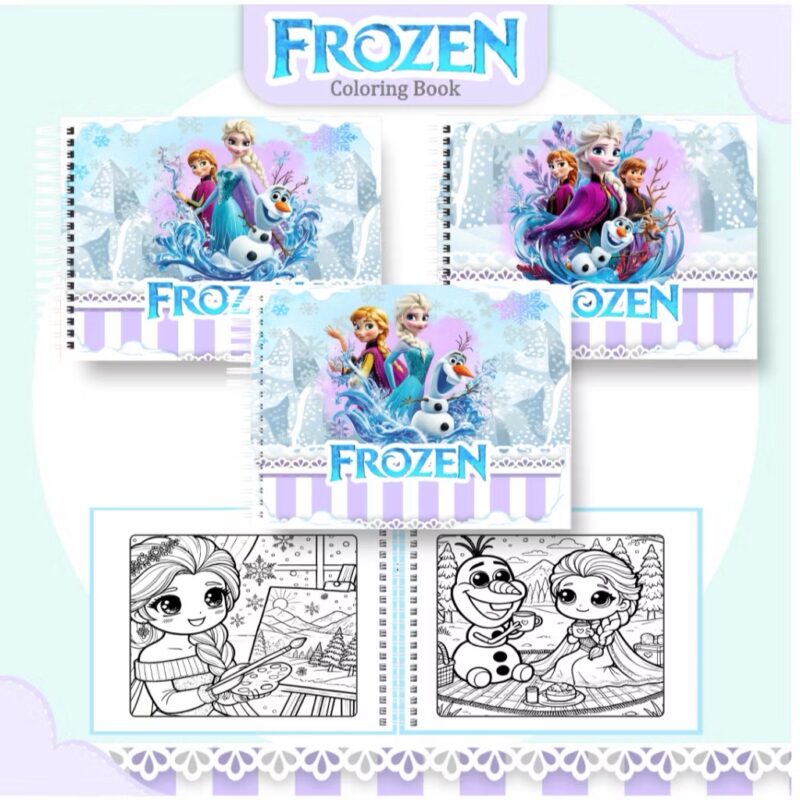 Livro de colorir Frozen
