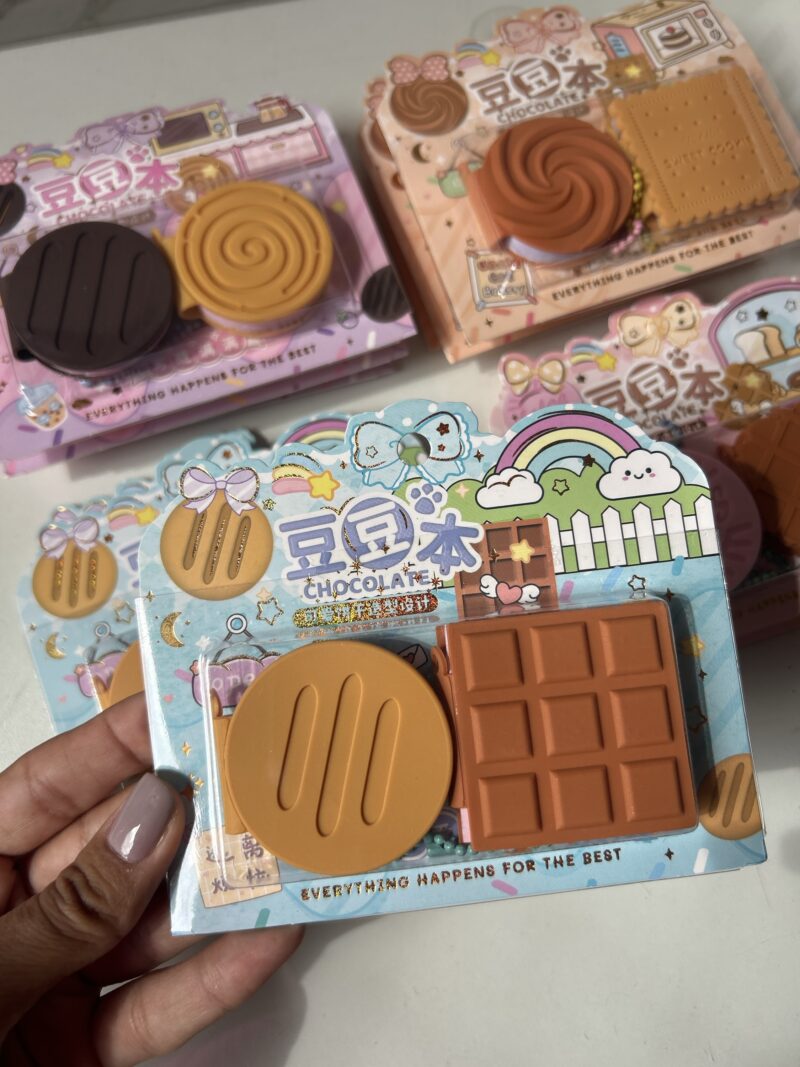 Dupla bloco notas doces perfumado cookies