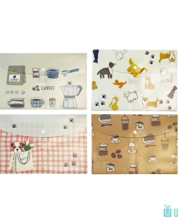 Pasta Documento envelope coffee dog A4