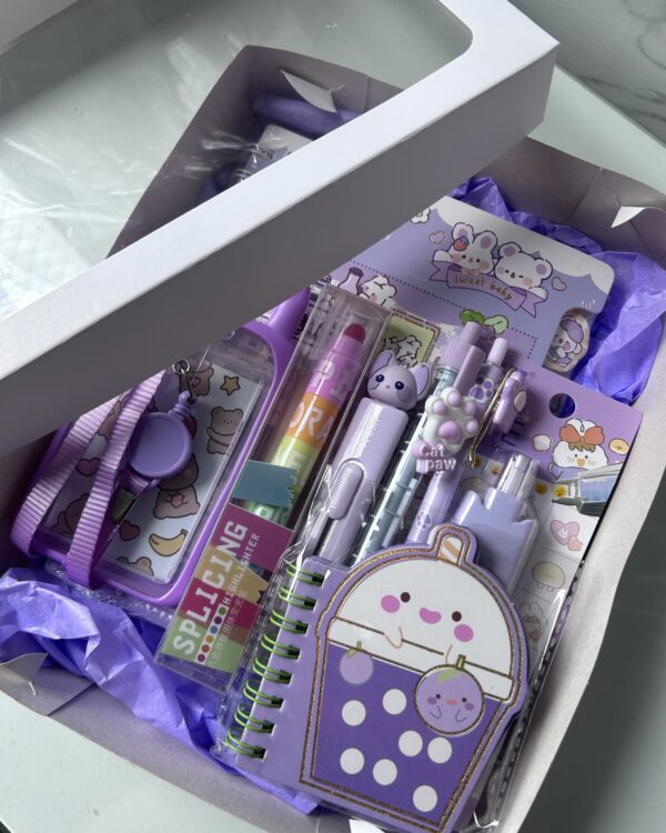 Box teen roxo (8 itens)
