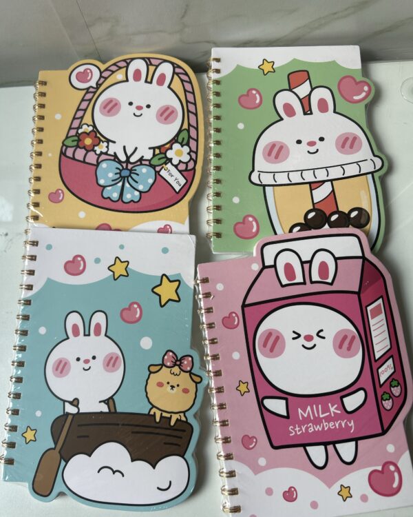 Caderno aspiral A5 Rabbit cute