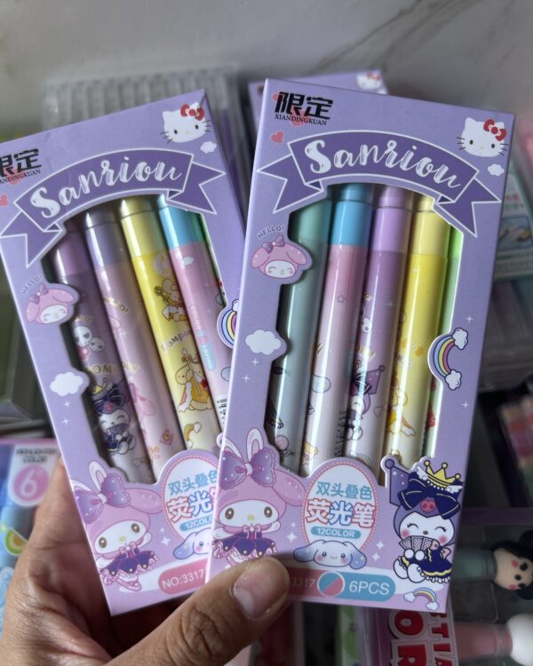 Kit marca texto by sanrio (6und)