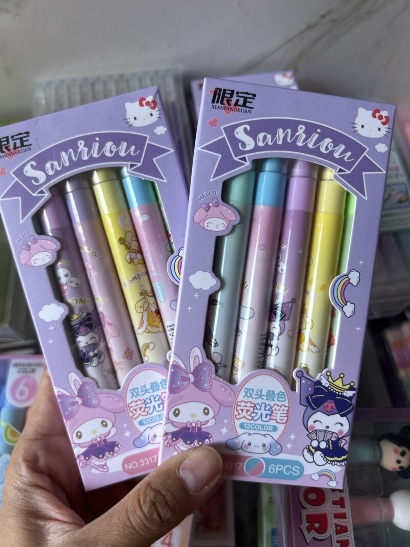 Kit marca texto by sanrio (6und)