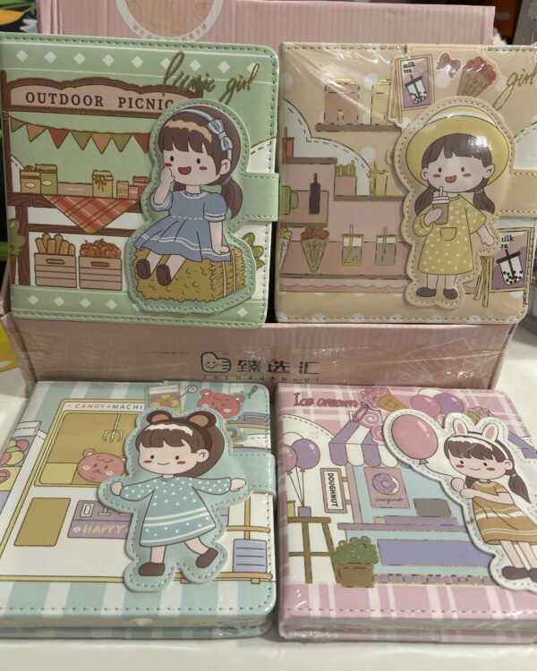 Caderno luxo outdoor picnic menininha