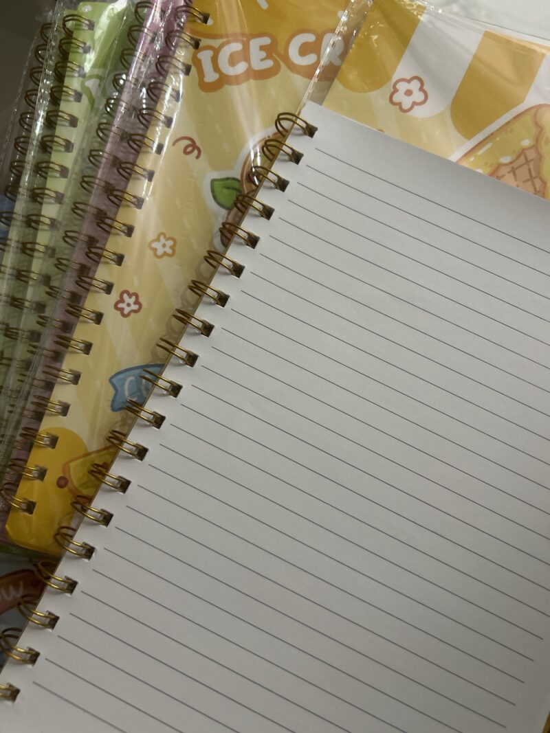Caderno aspiral 26x18 ice cream - Imagem 2