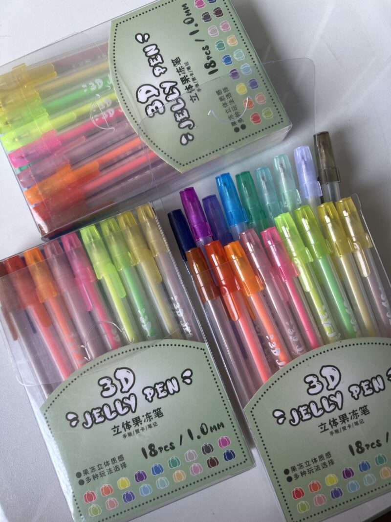 Kit Jelly Pen 18 cores