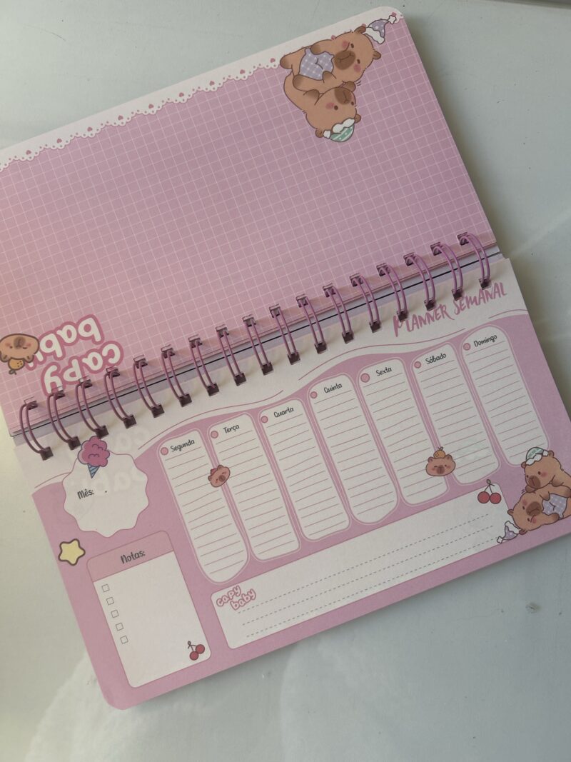 Planner semanal capivara - Imagem 3