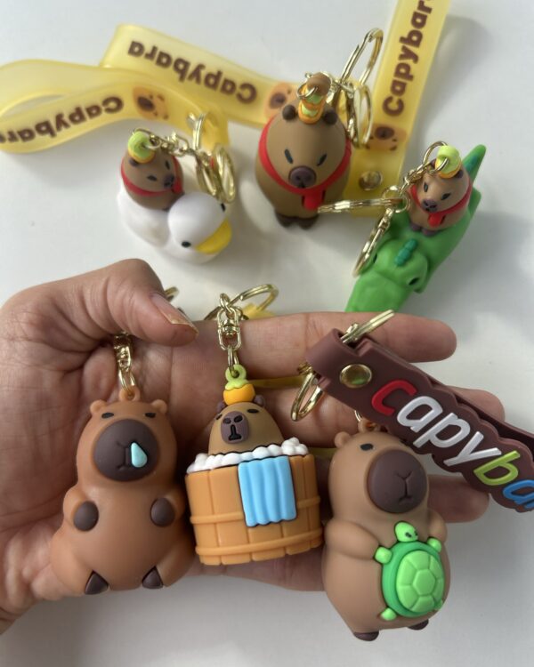 Chaveiro premium capivara