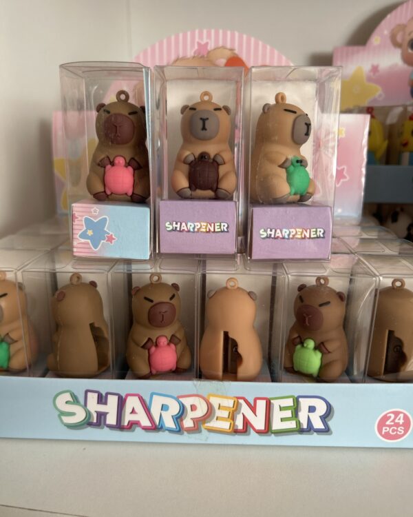 Apontador capivara tartaruga