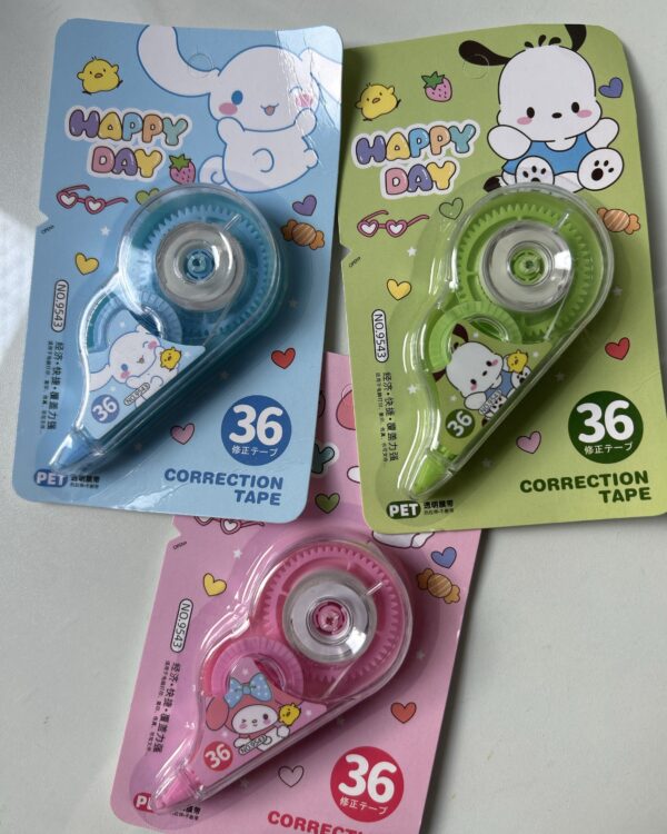 Fita corretiva sanrio 36 metros