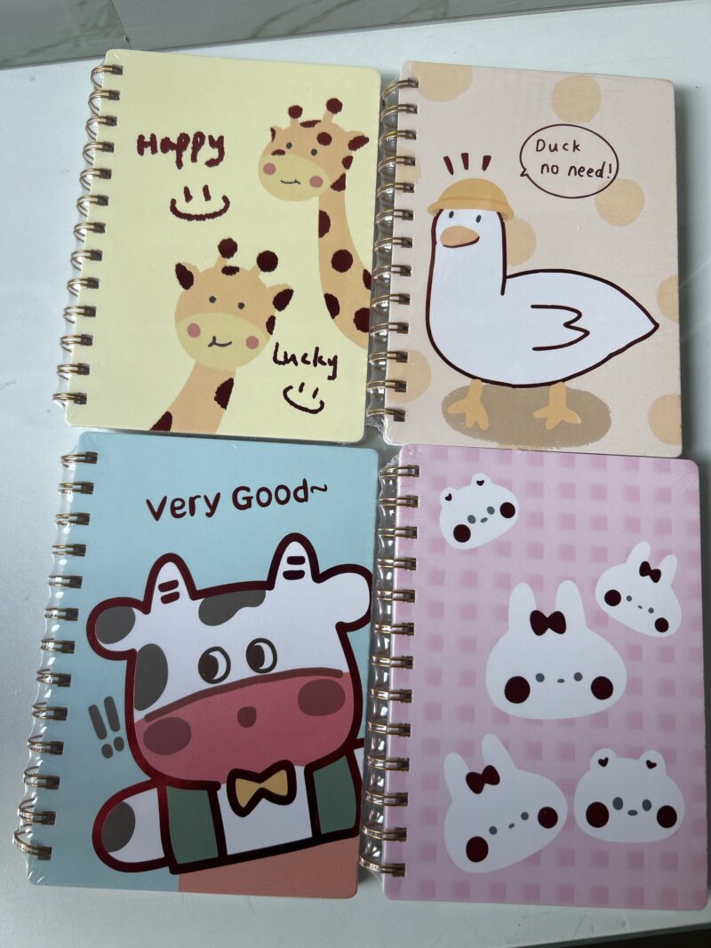 Caderno aspiral A6 cute