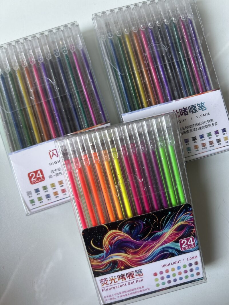 Kit caneta gel 24 cores - Imagem 2