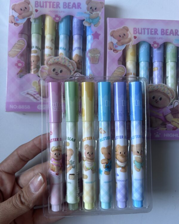 Kit marca texto butter bear