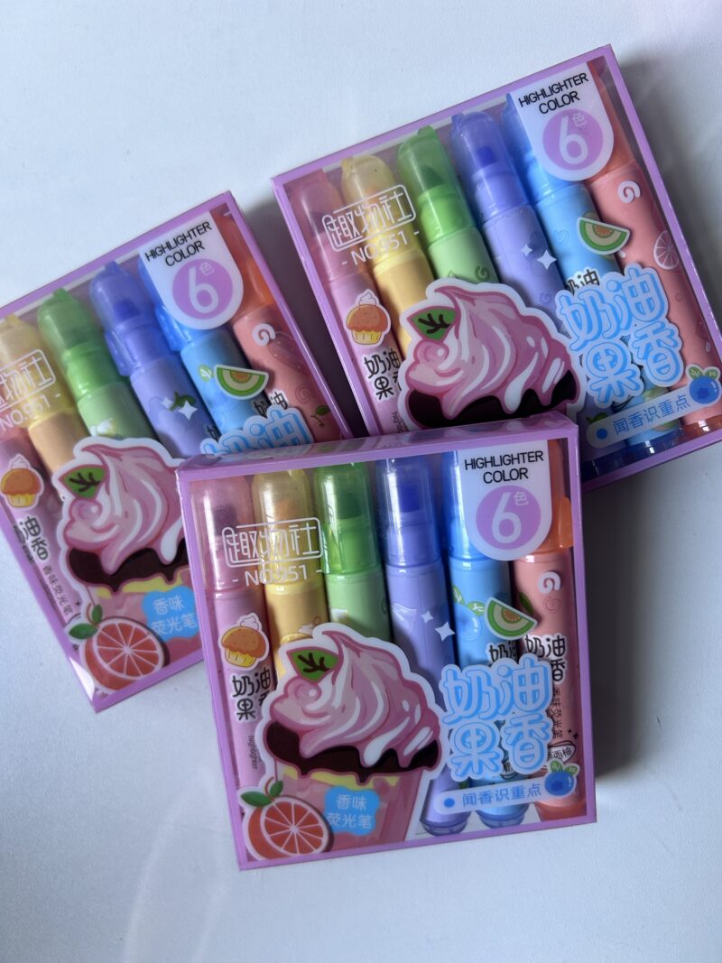 Kit mini marca texto fruits perfumado - Imagem 2