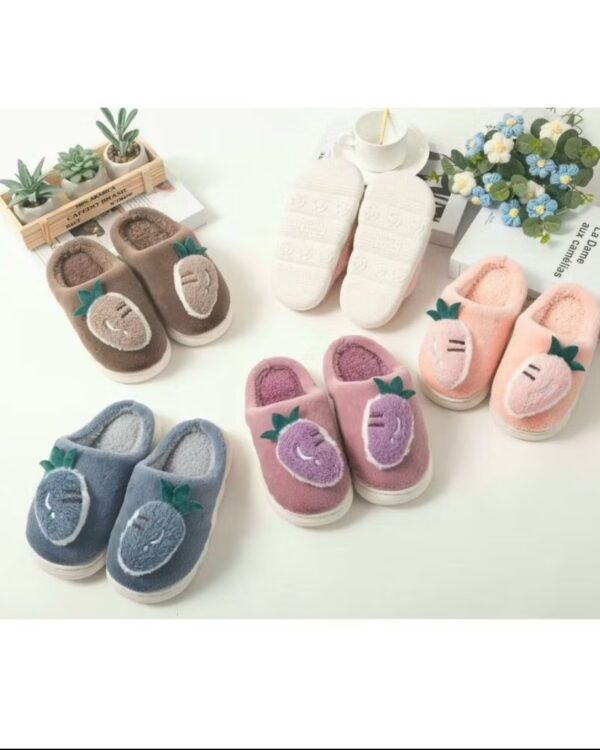 Chinelo pantufa maçã