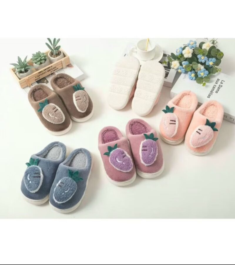 Chinelo pantufa maçã