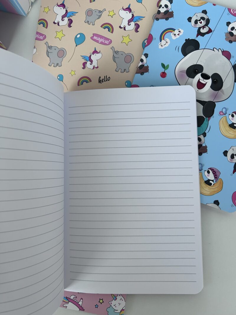 Caderno costurado mágico unicórnio - Imagem 3