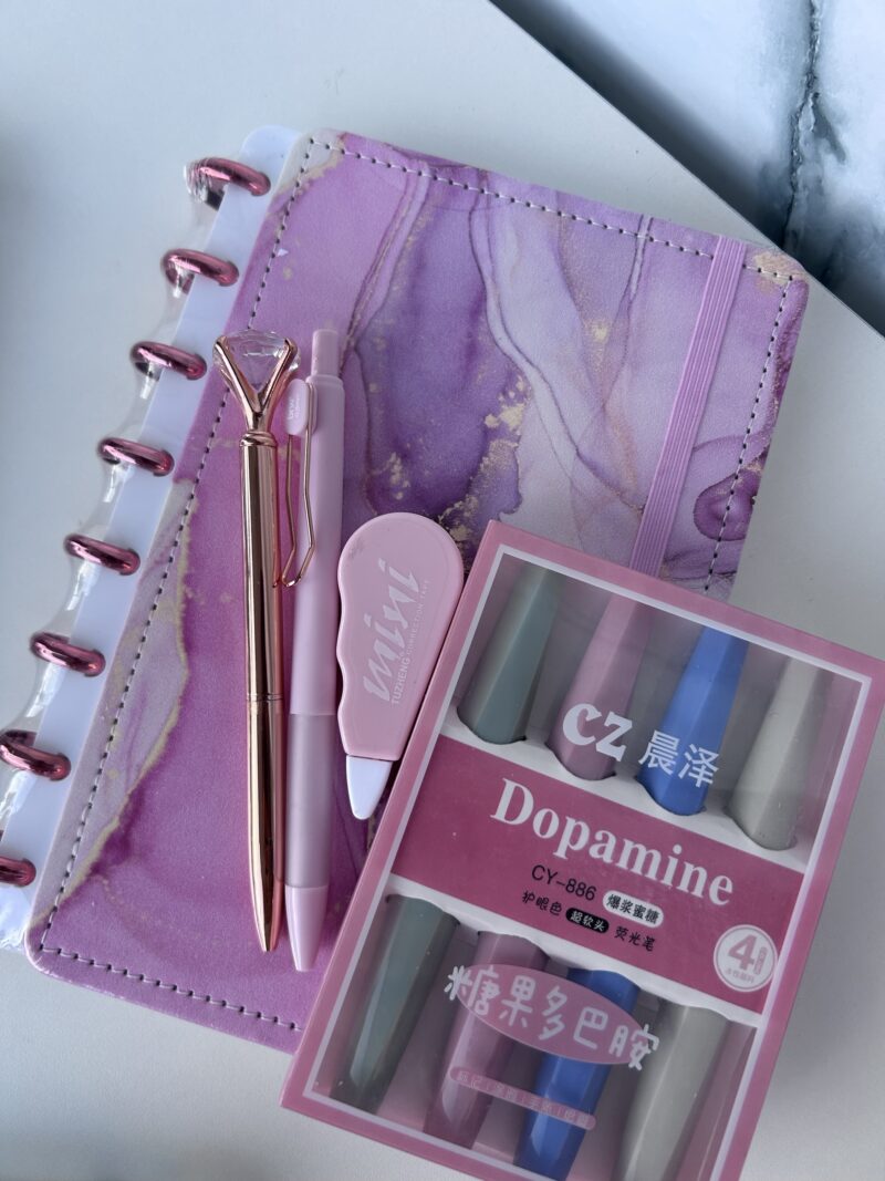 Kit luxo marmorizado dopamina  (5 itens)