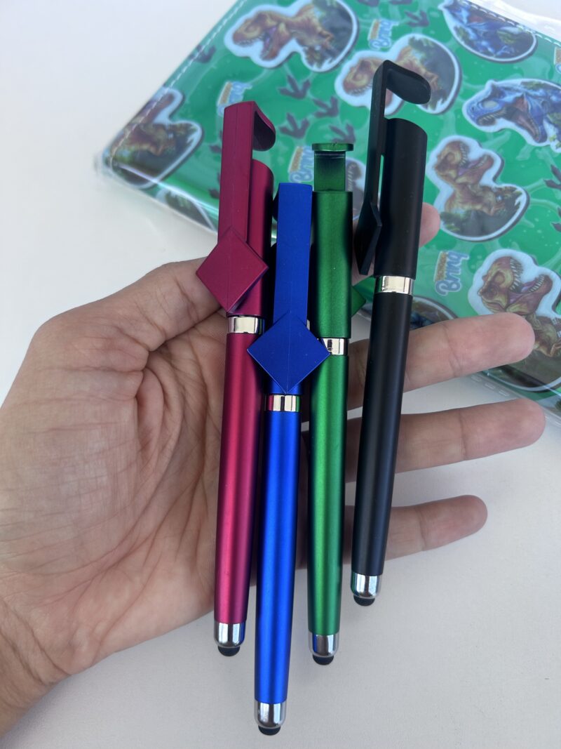 Caneta metalizada touch