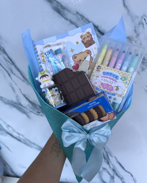 Box urso azul (8 itens)