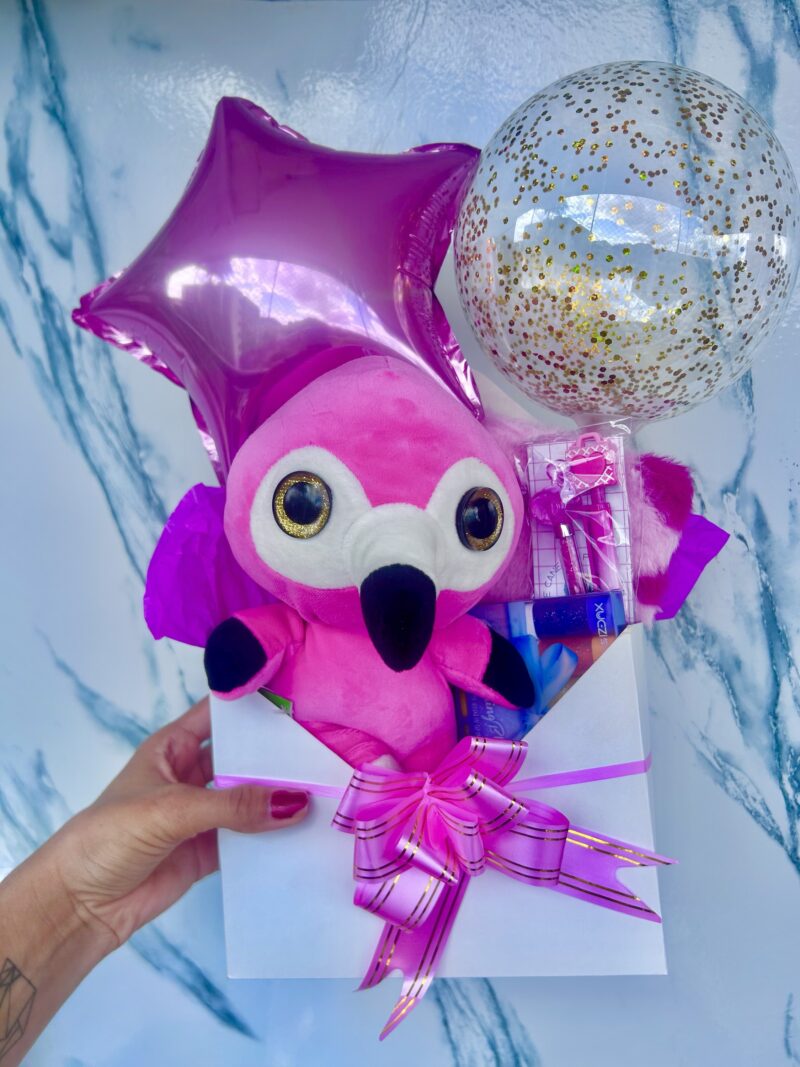 Box aberta flamingo fru-fru - Imagem 3