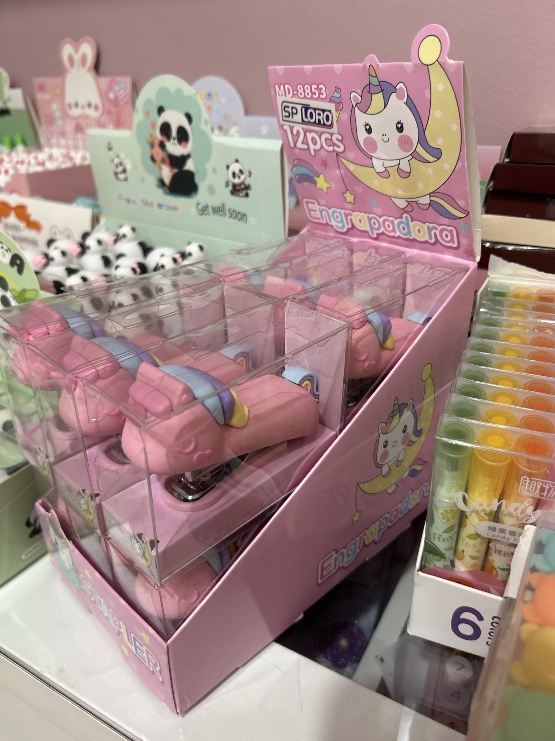 Grampeador unicórnio rosa - Imagem 2