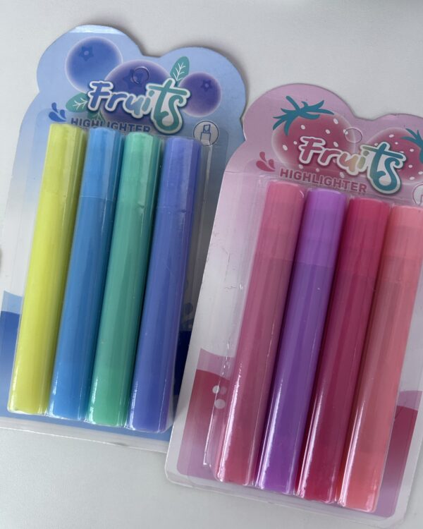Kit marca texto fruits
