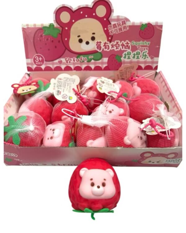 Squish urso morango Lotso anti stress