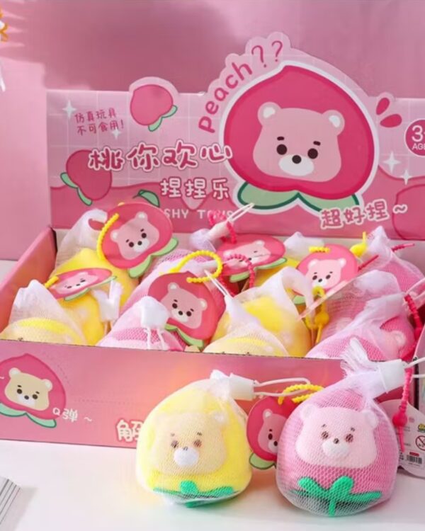 Squish urso morango  anti stress